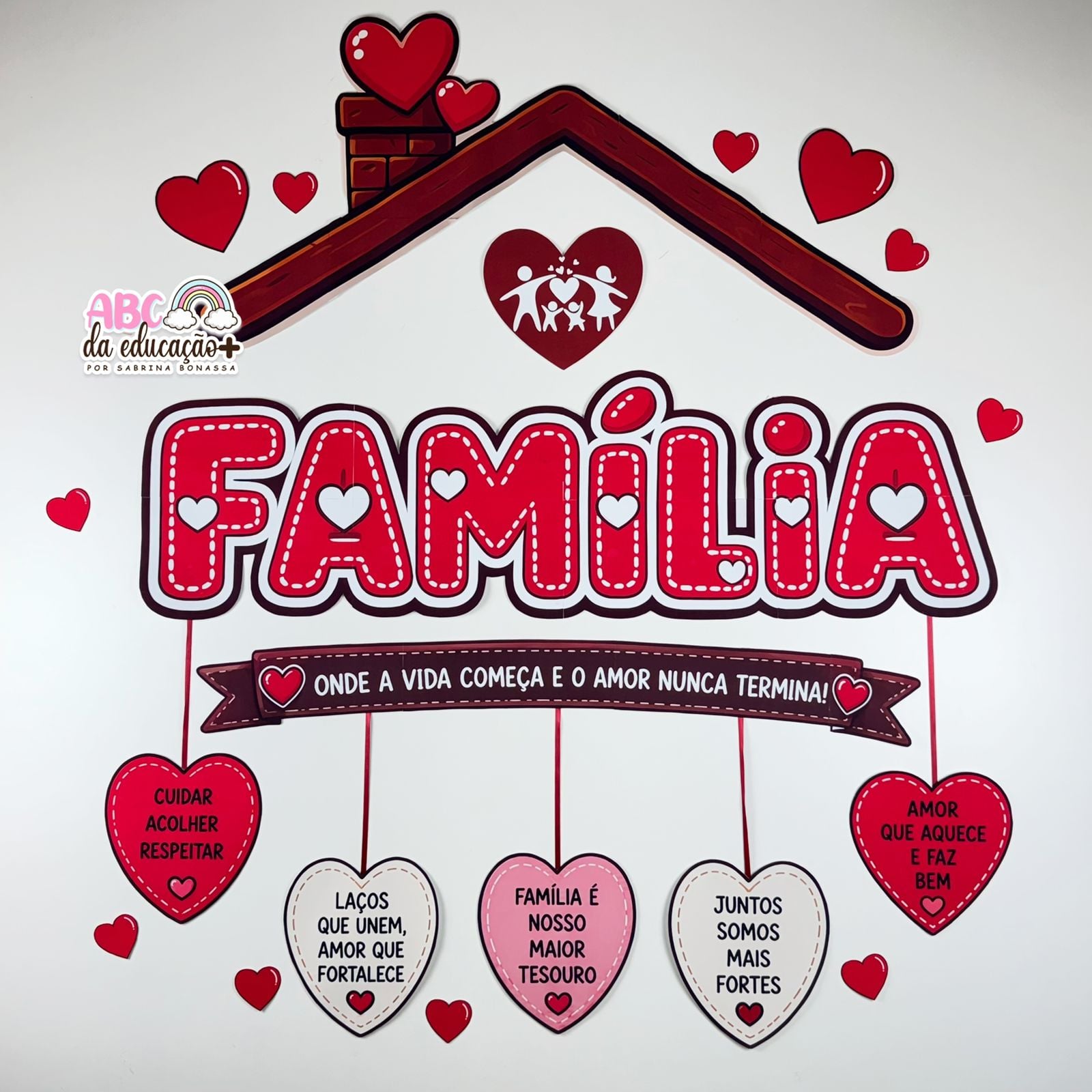 Painel Dia da Família Telhado
